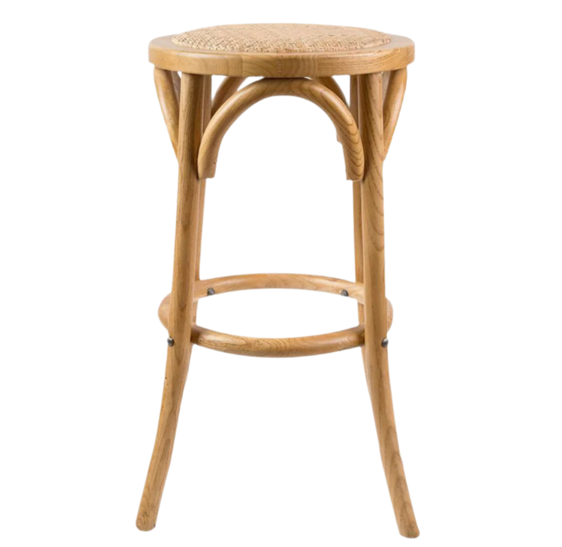 Rattan Kitchen Stool Natural