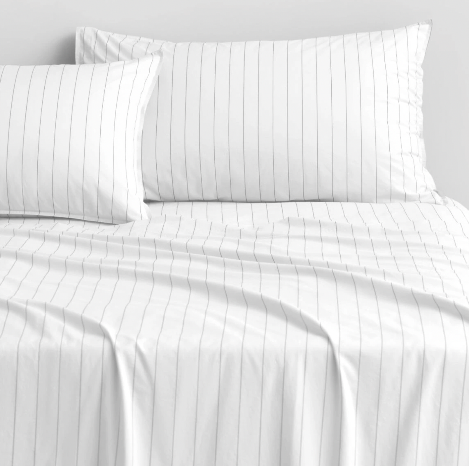 Bayley Stripe Washed Percale Pillowcase Pair