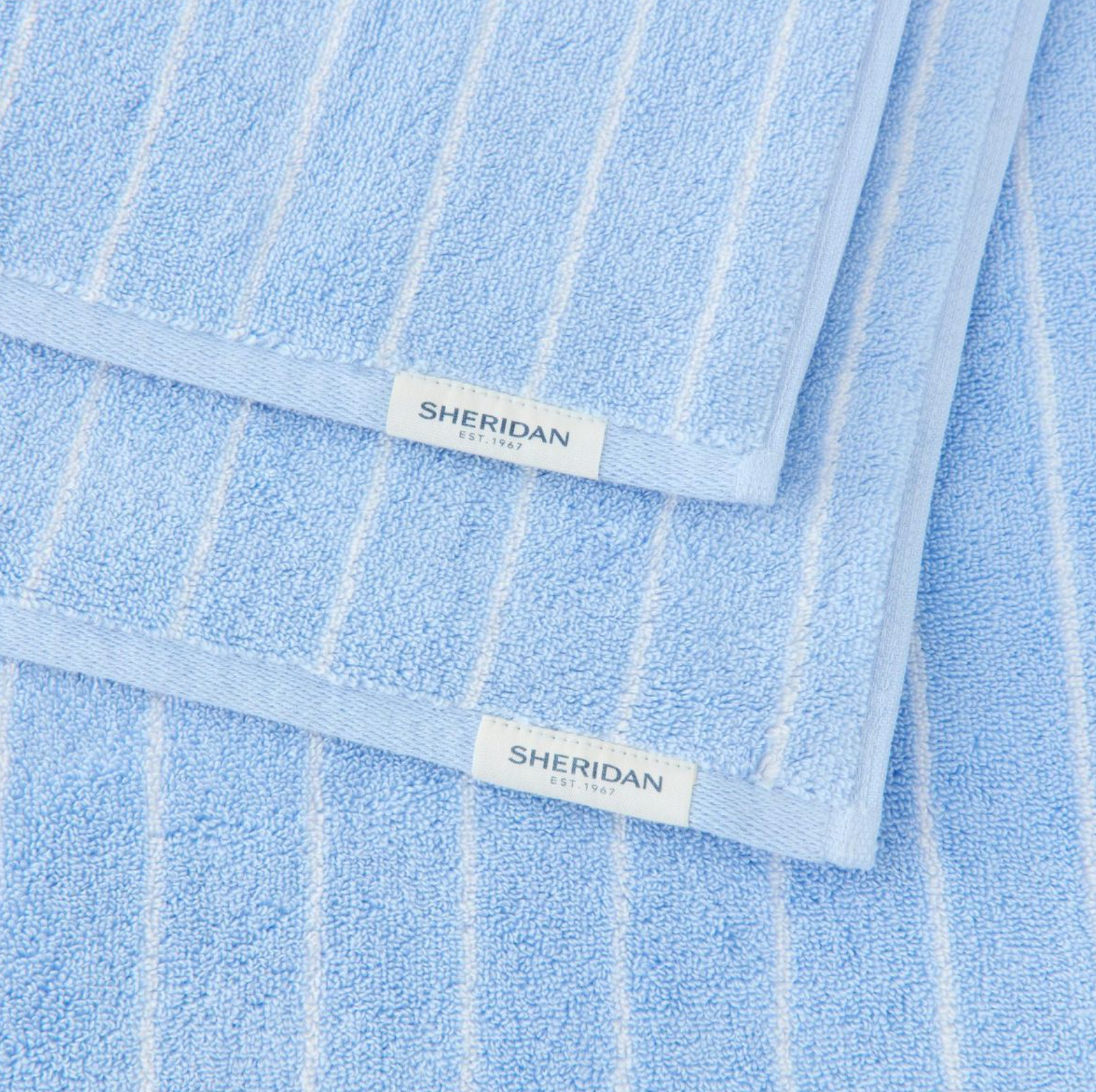 Aven Australian Cotton Stripe Bath Mat