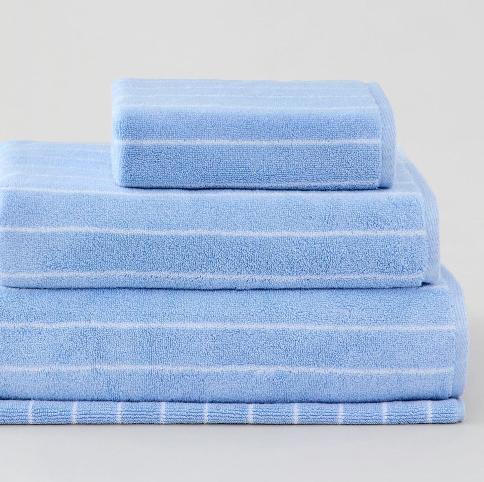 Aven Australian Cotton Stripe Bath Mat