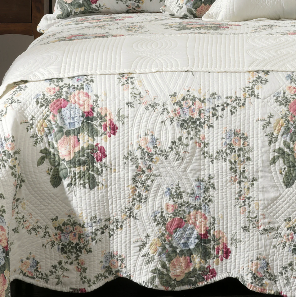 Rosedale Bedspread Set Green