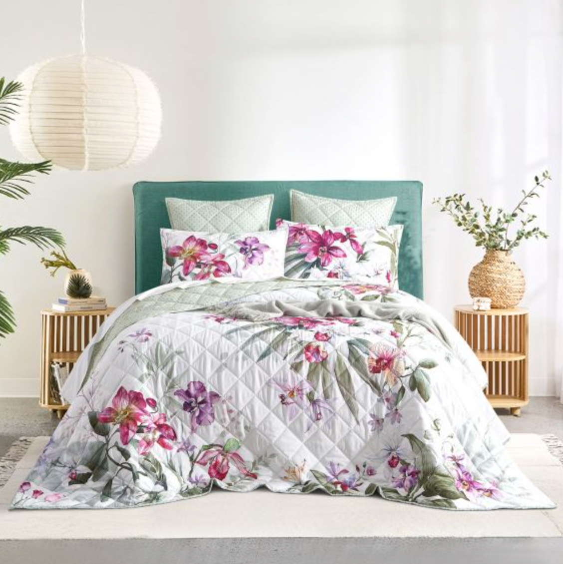 Kashmir Quilted Reversible Coverlet Set