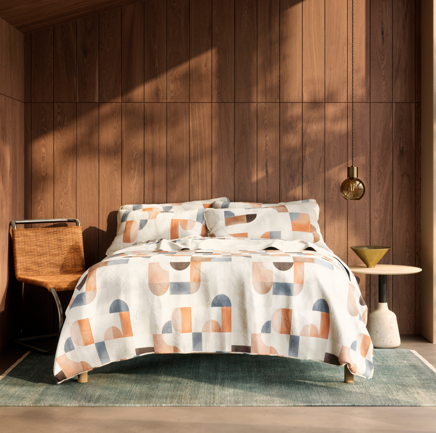 Bayley Tiled Quilt Cover Set