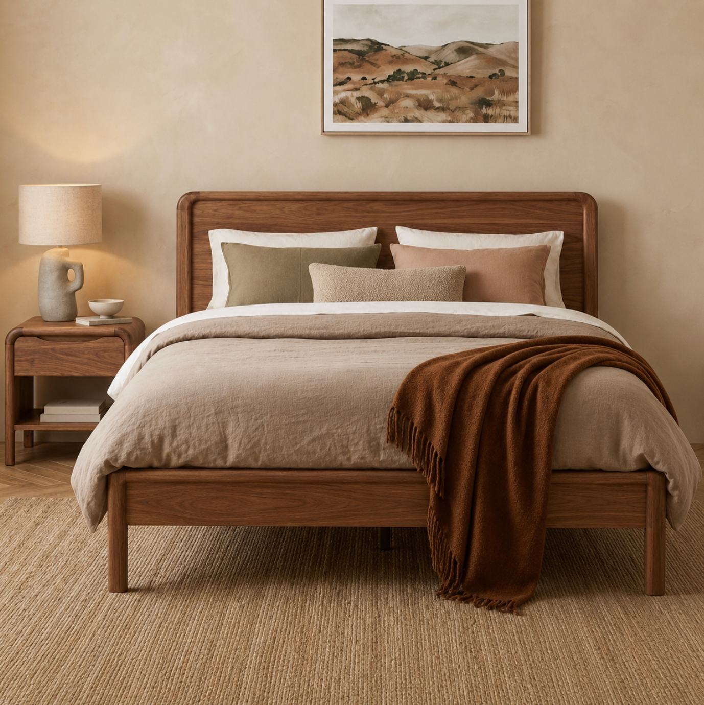 Oslo Wood Bed Frame
