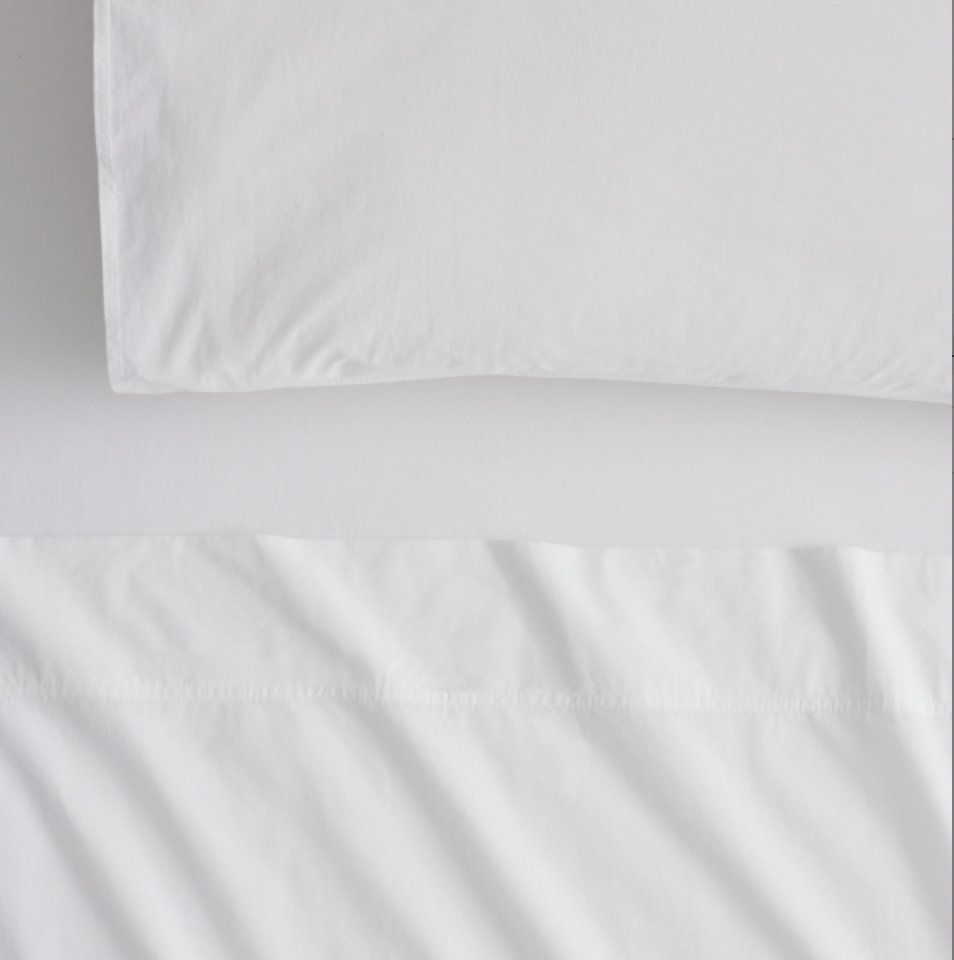 Bayley Washed Percale Fitted Sheet