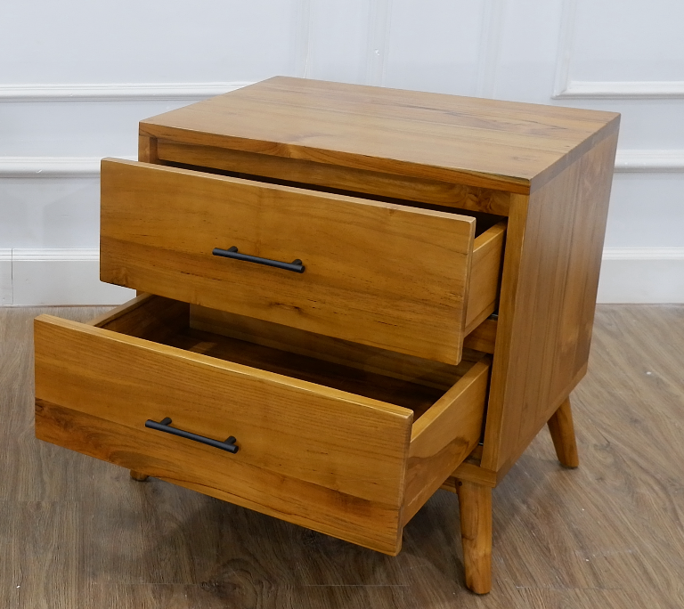 Lennart Bedside Table with Handles
