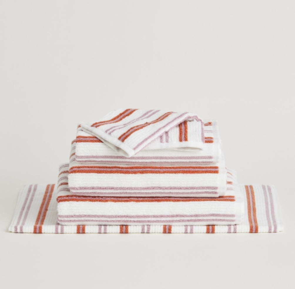 Living Textures Stripe Face Washer
