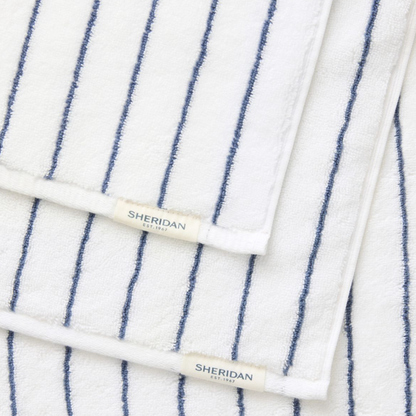 Aven Australian Cotton Stripe Bath Sheet