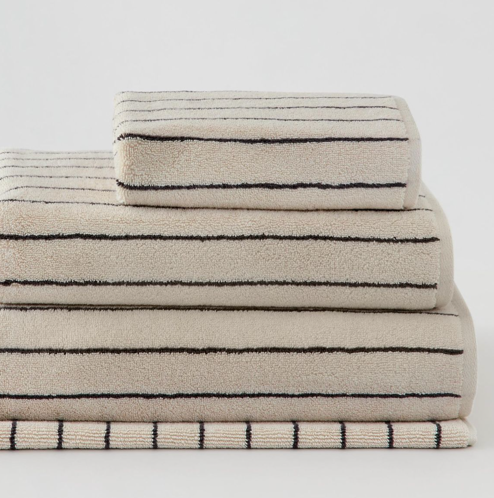 Aven Australian Cotton Stripe Bath Mat