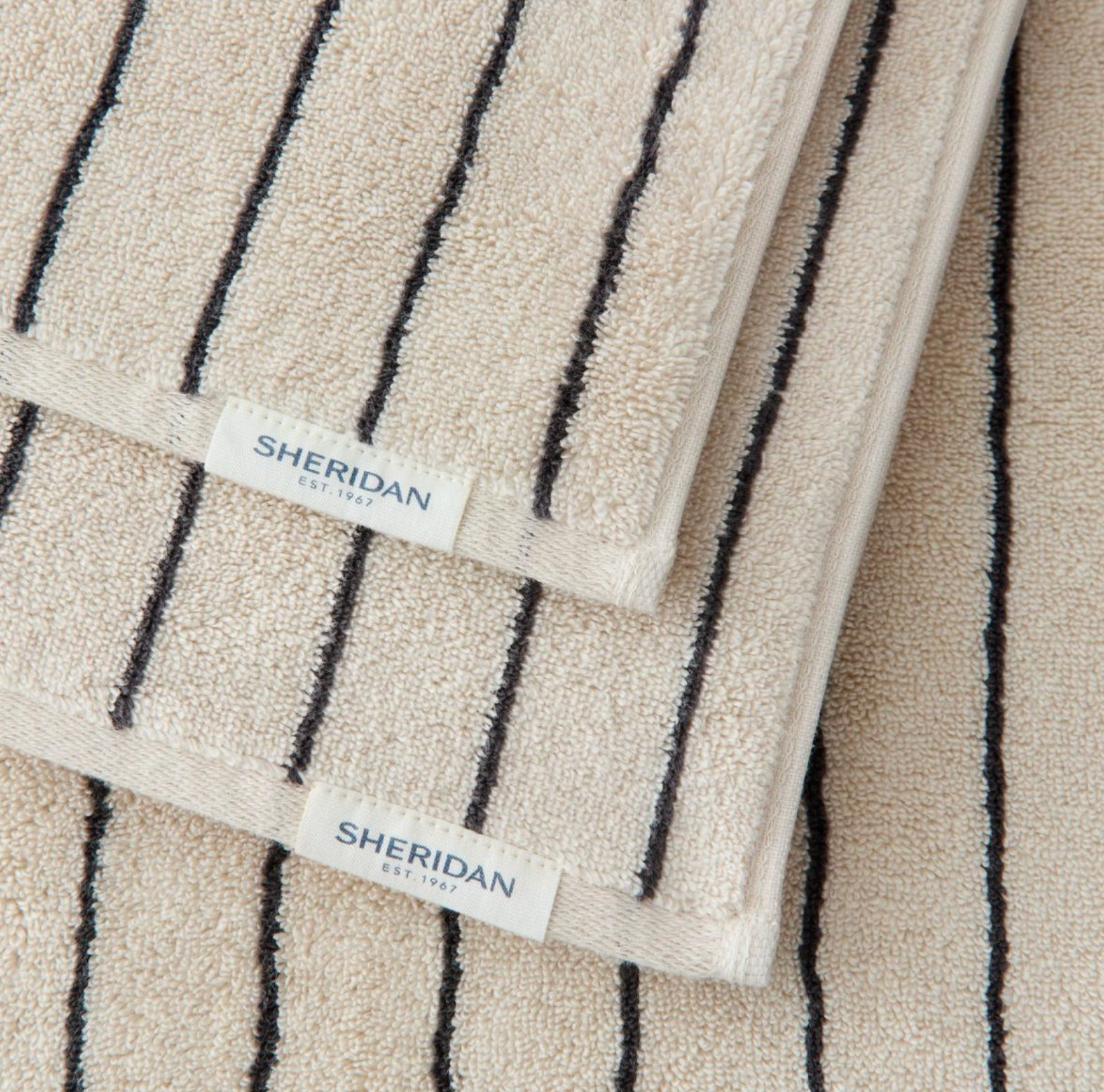 Aven Australian Cotton Stripe Face Washer