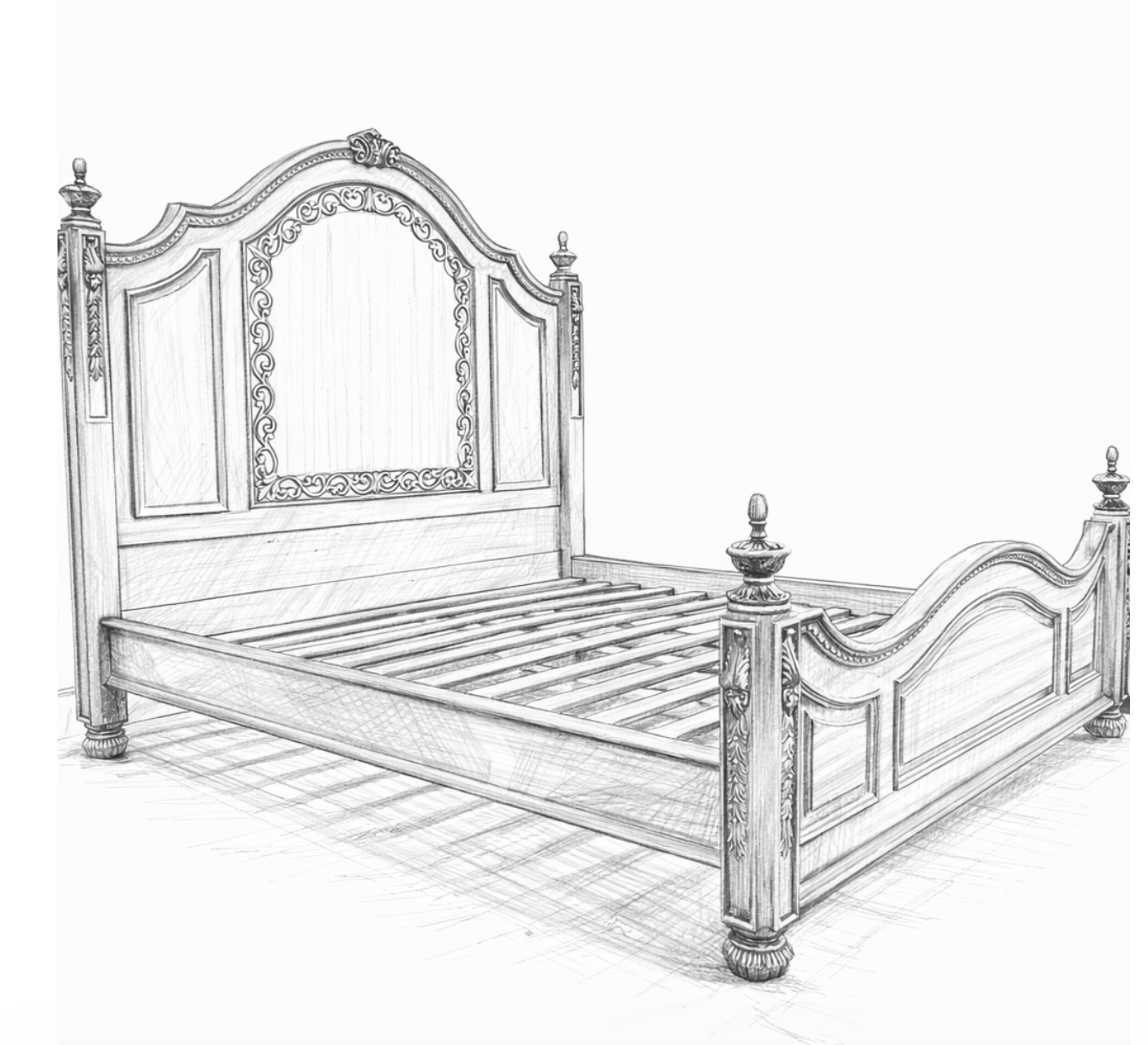 Arthur Wood Bed Frame