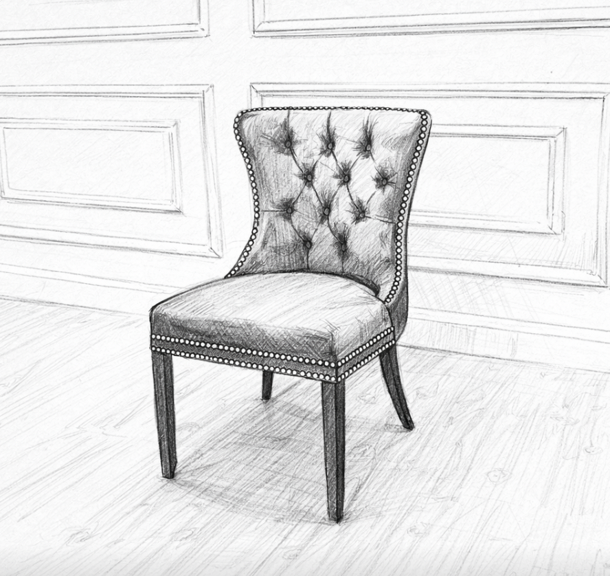 Marie Plush Chair Customisable