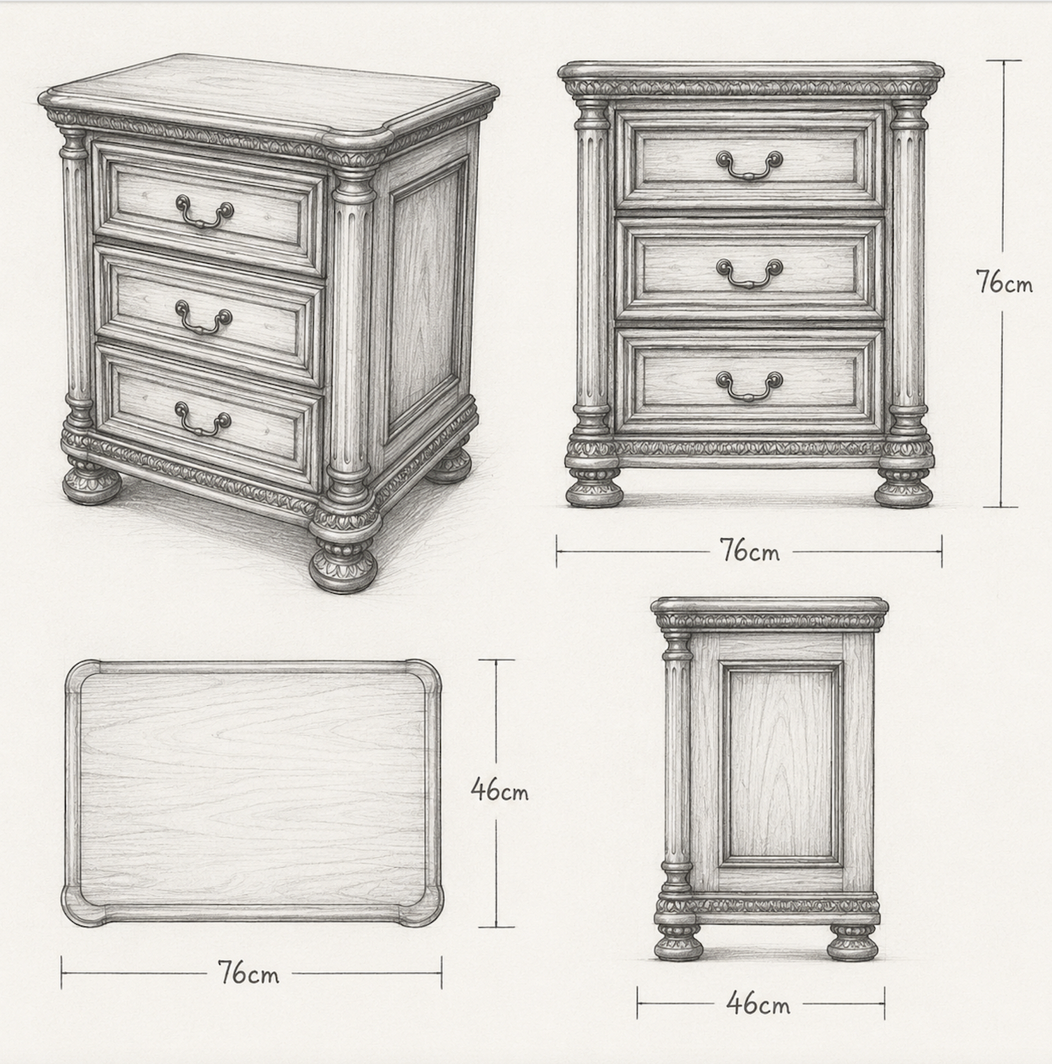 Leo Bedside Table