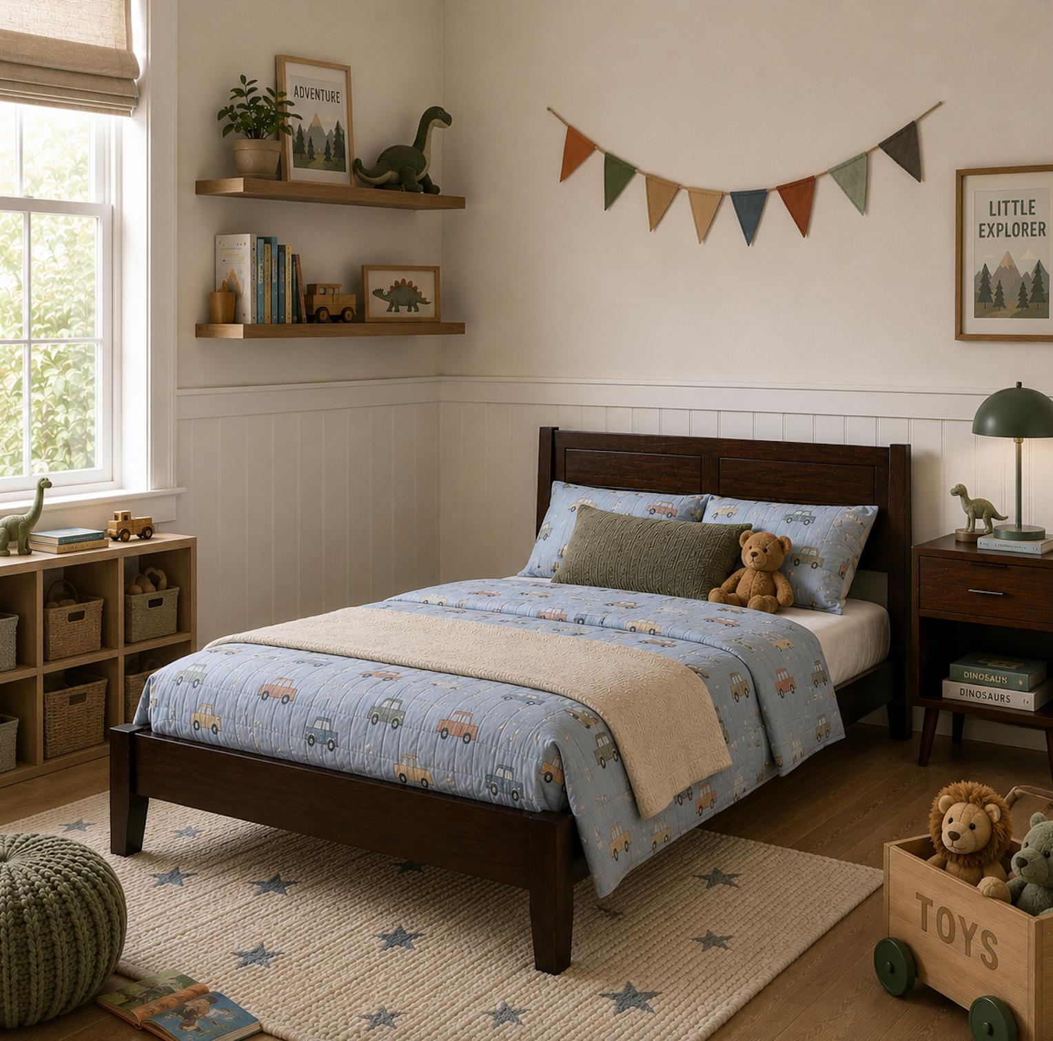 Charles Wood Bed Frame Low Profile