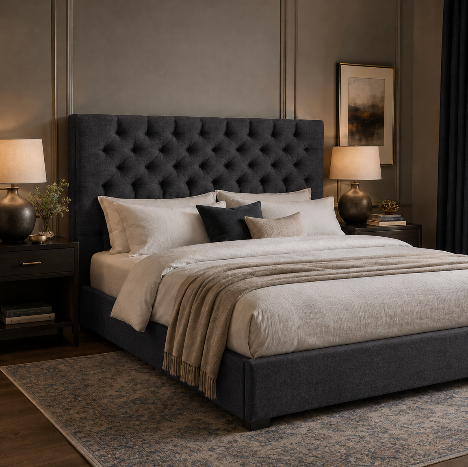 Charlston Upholstered Bed