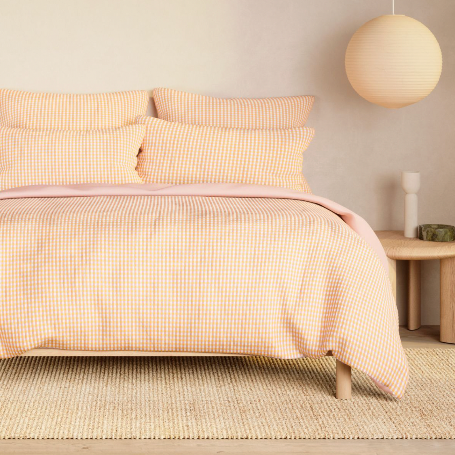 Romi Check Quilt Cover Set