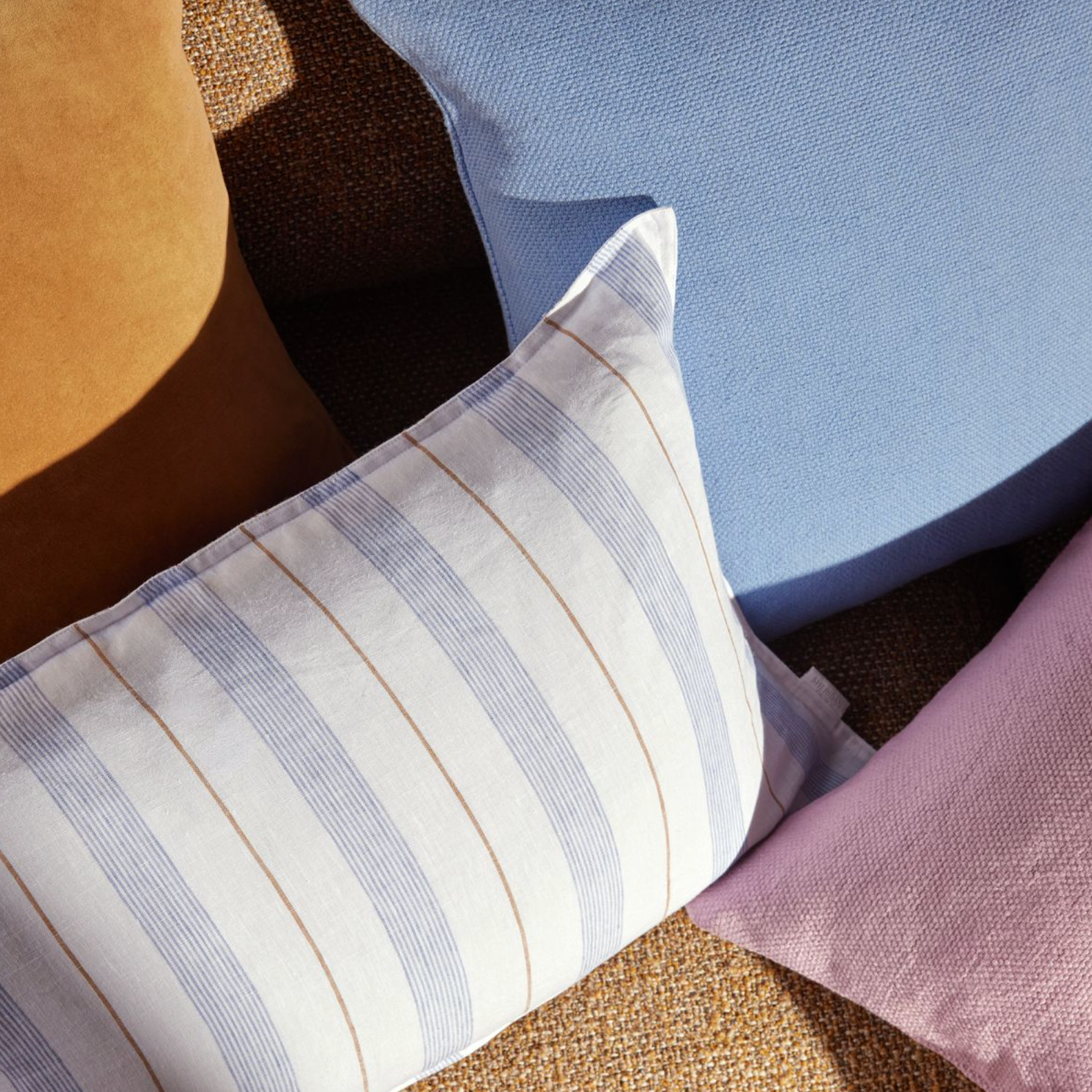 Abbotson Linen Stripe Breakfast Cushion