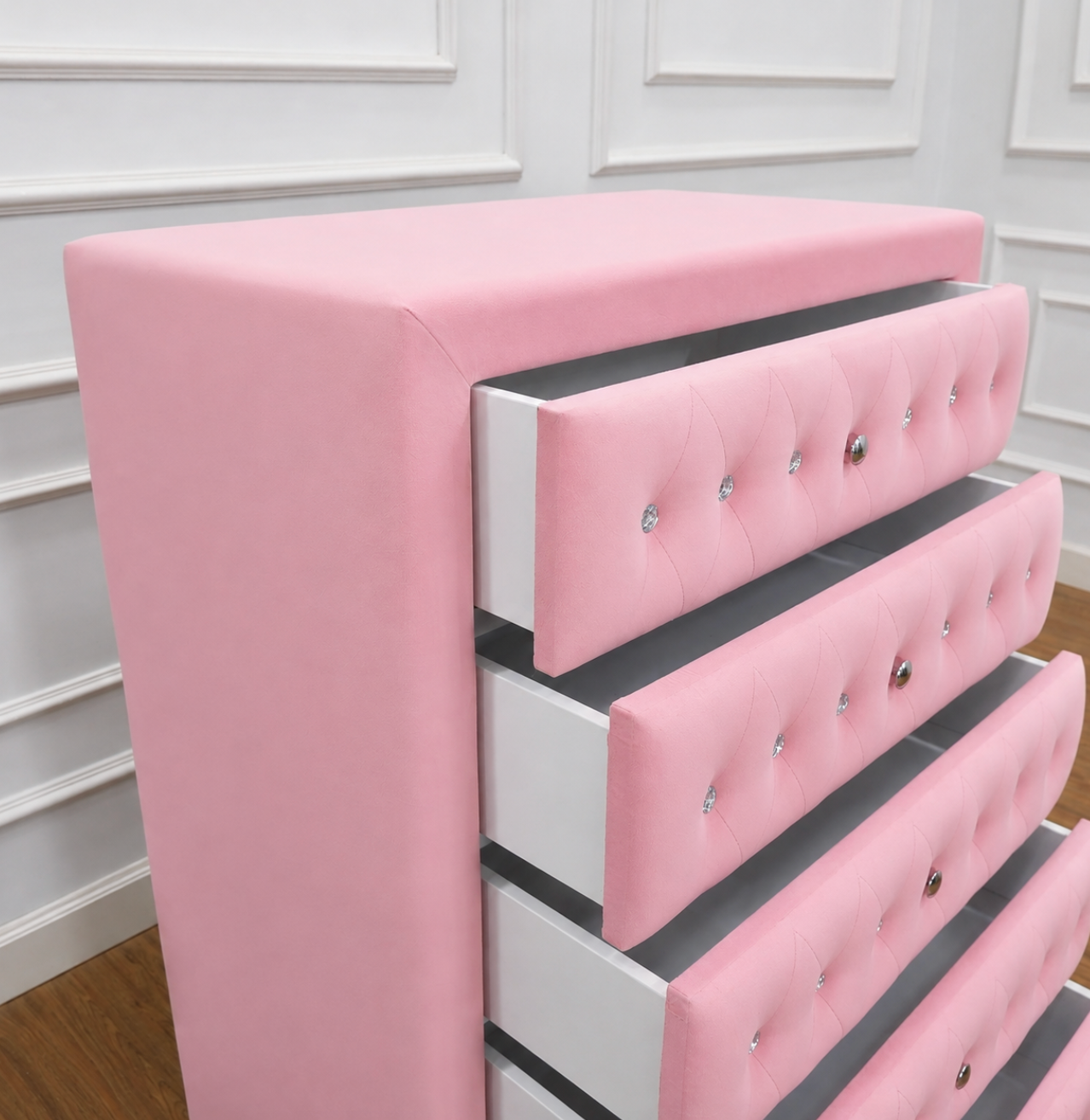 Zohar Chest Of Drawers - Pink