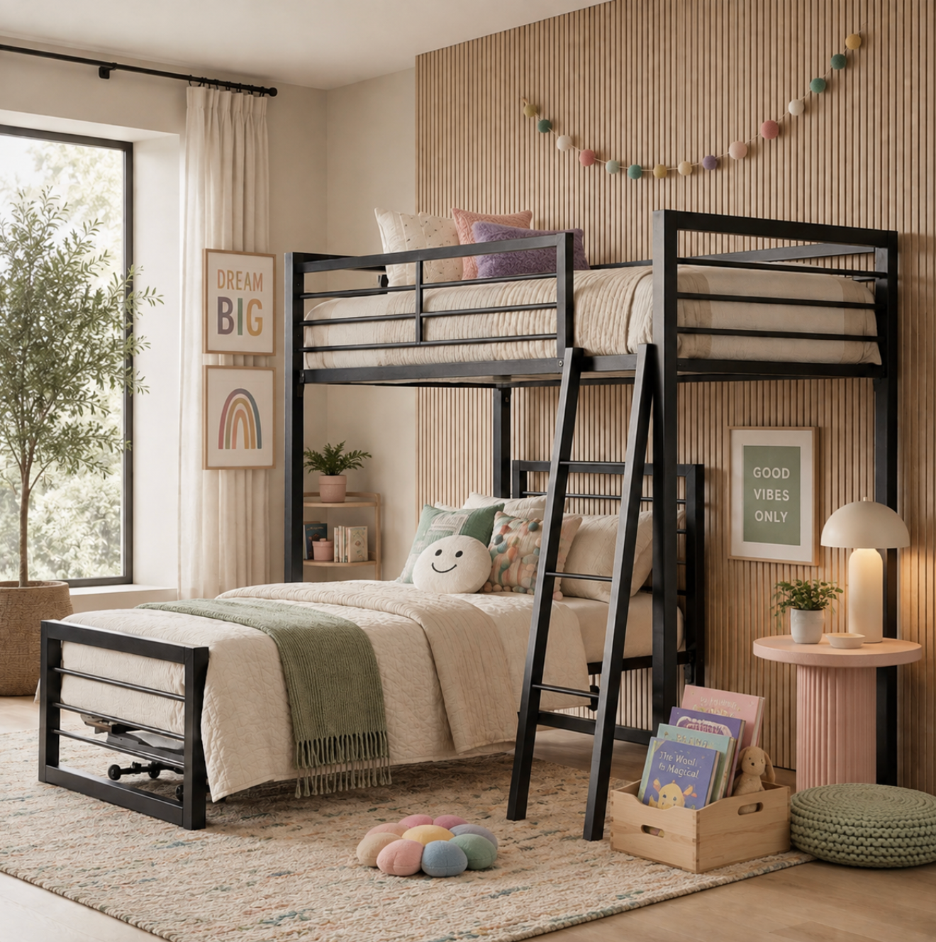 Nash Metal Loft Bed