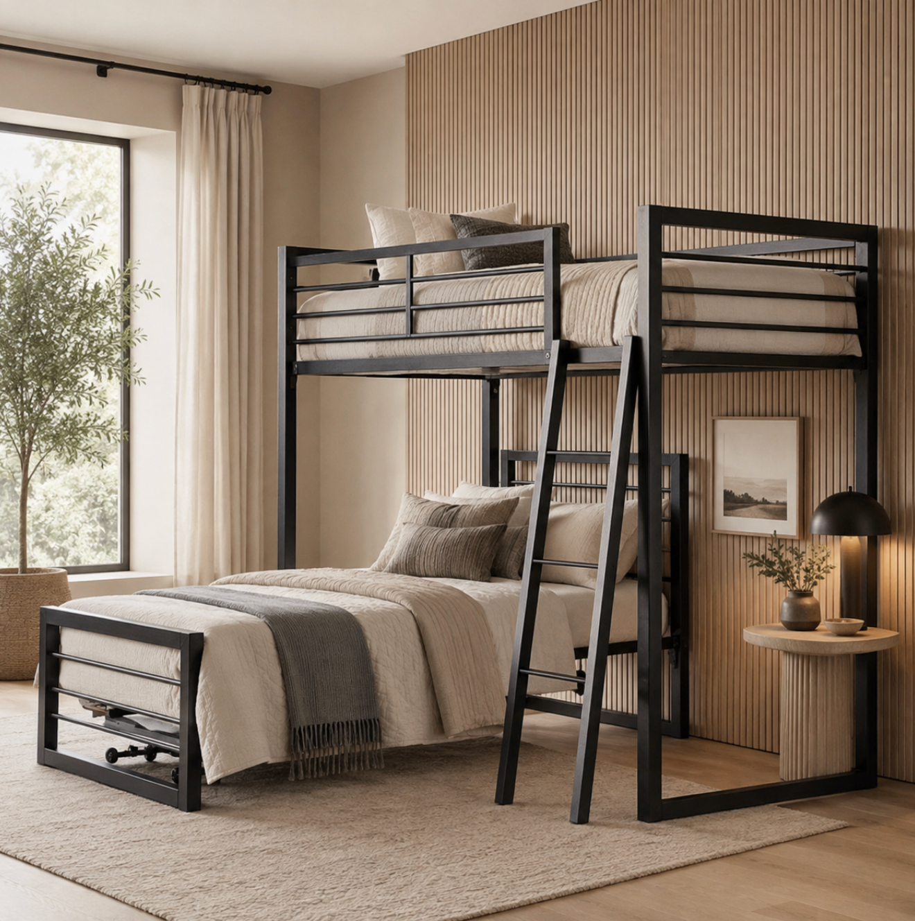 Nash Metal Loft Bed