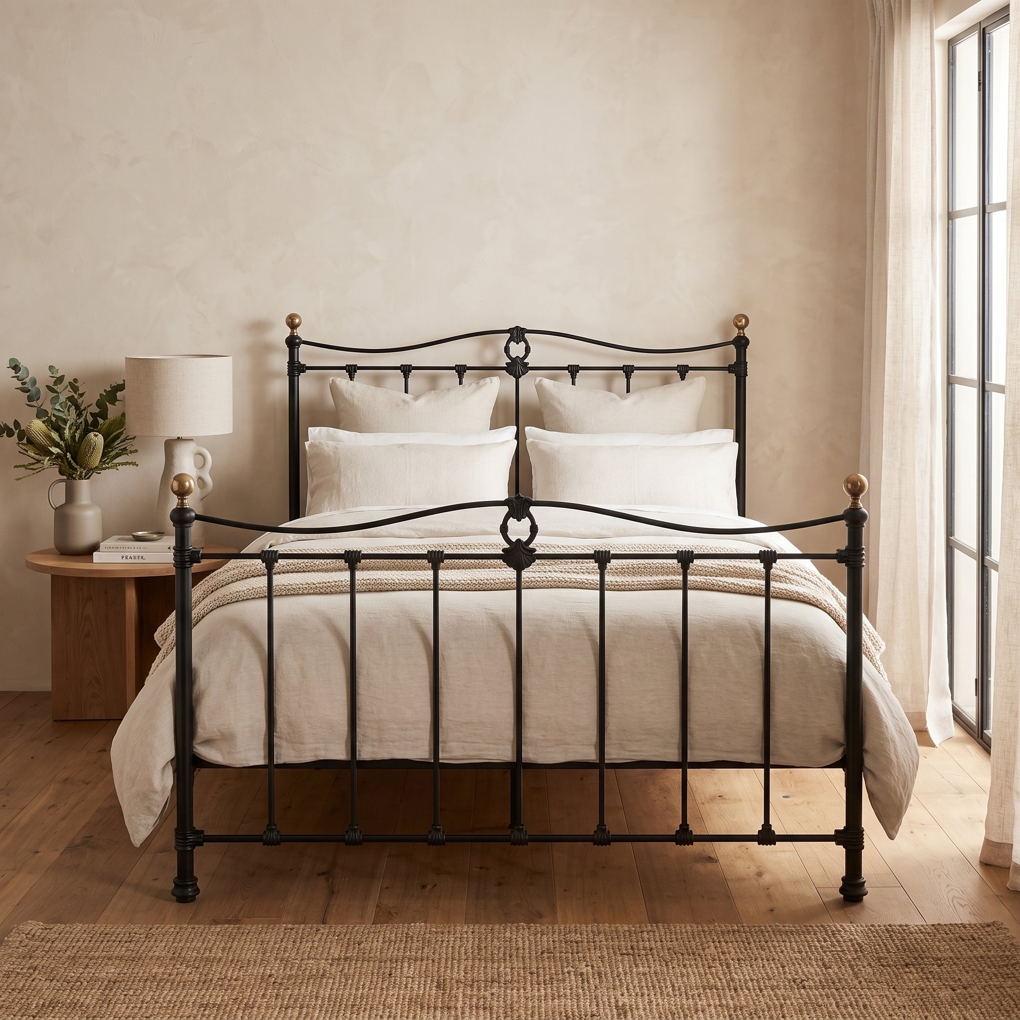 Tully Cast Iron Bed Frame