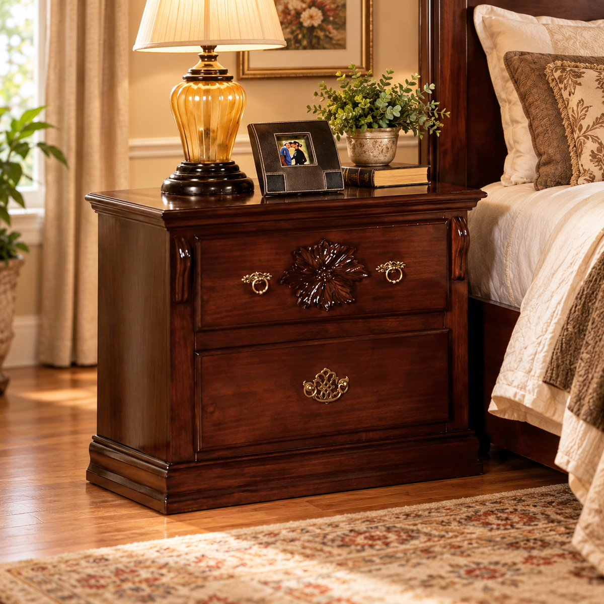Tuscan Bedside Table