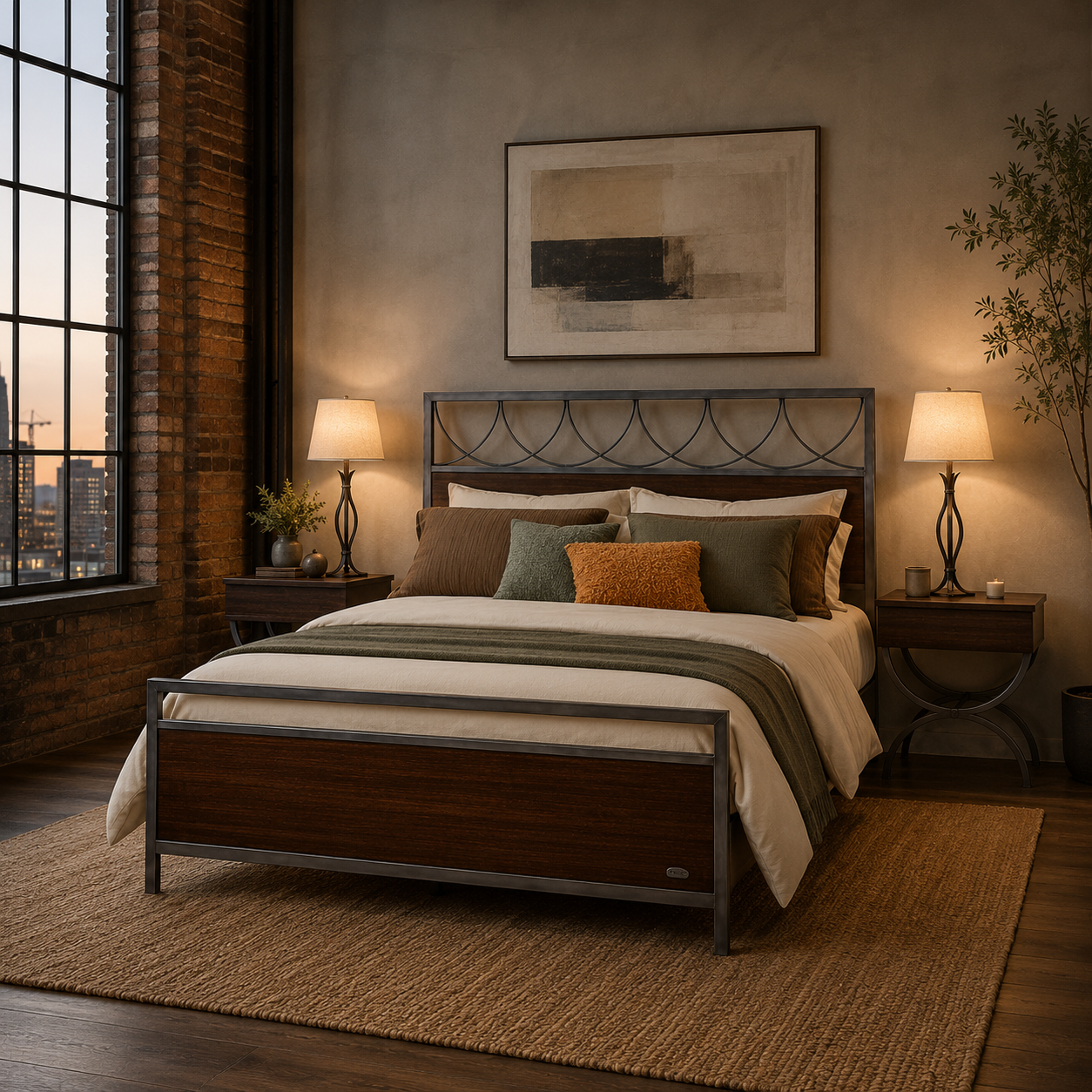 Verona Metal Bed Frame