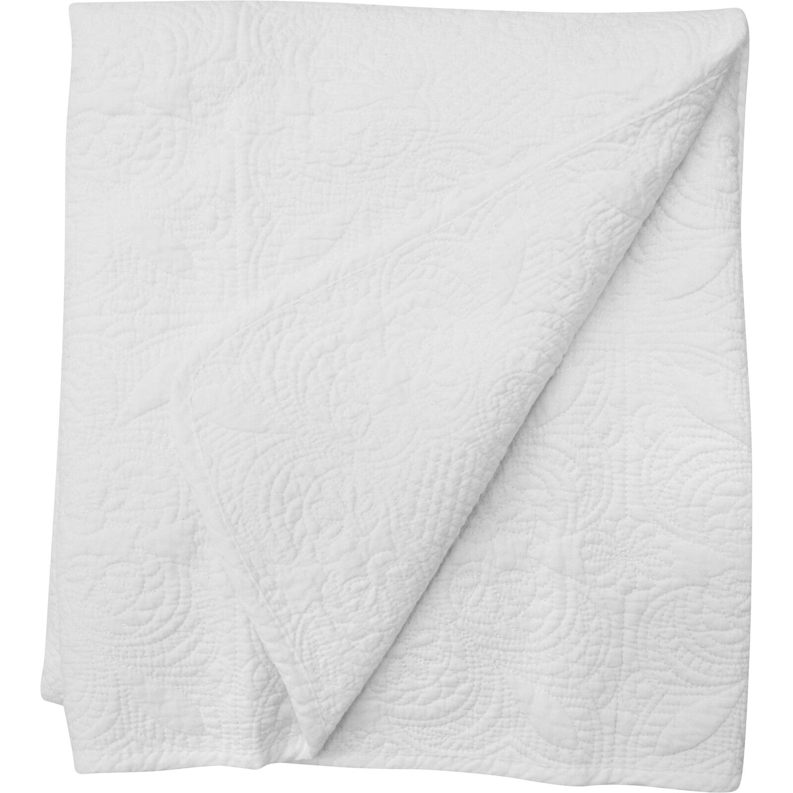 White Vintage Style Bedspread