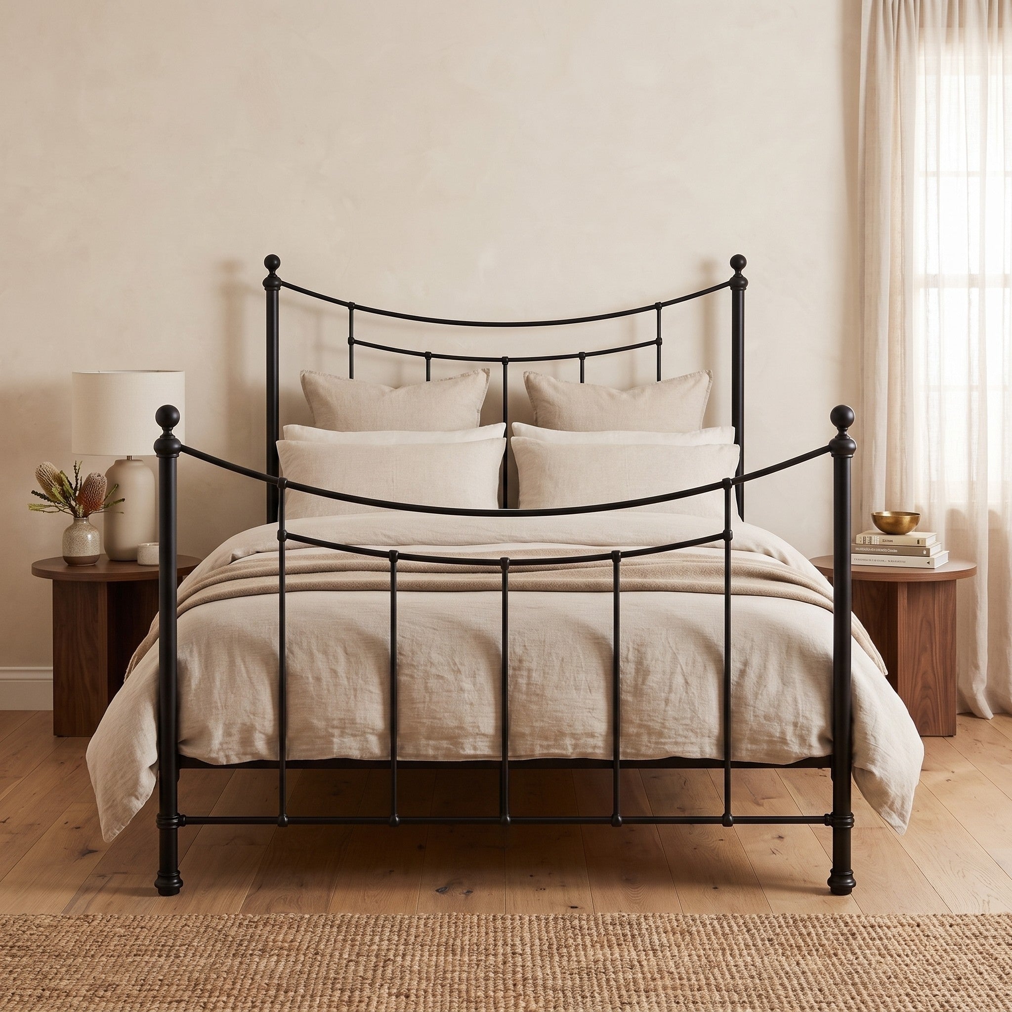 Winton Cast Iron Bed Frame