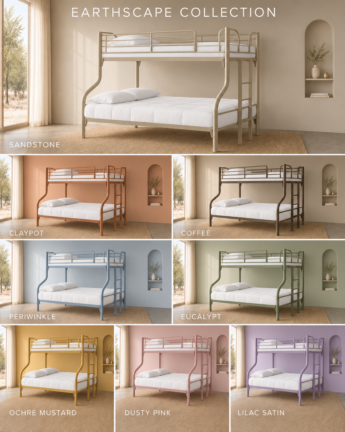 Ashton Metal Bunk Bed