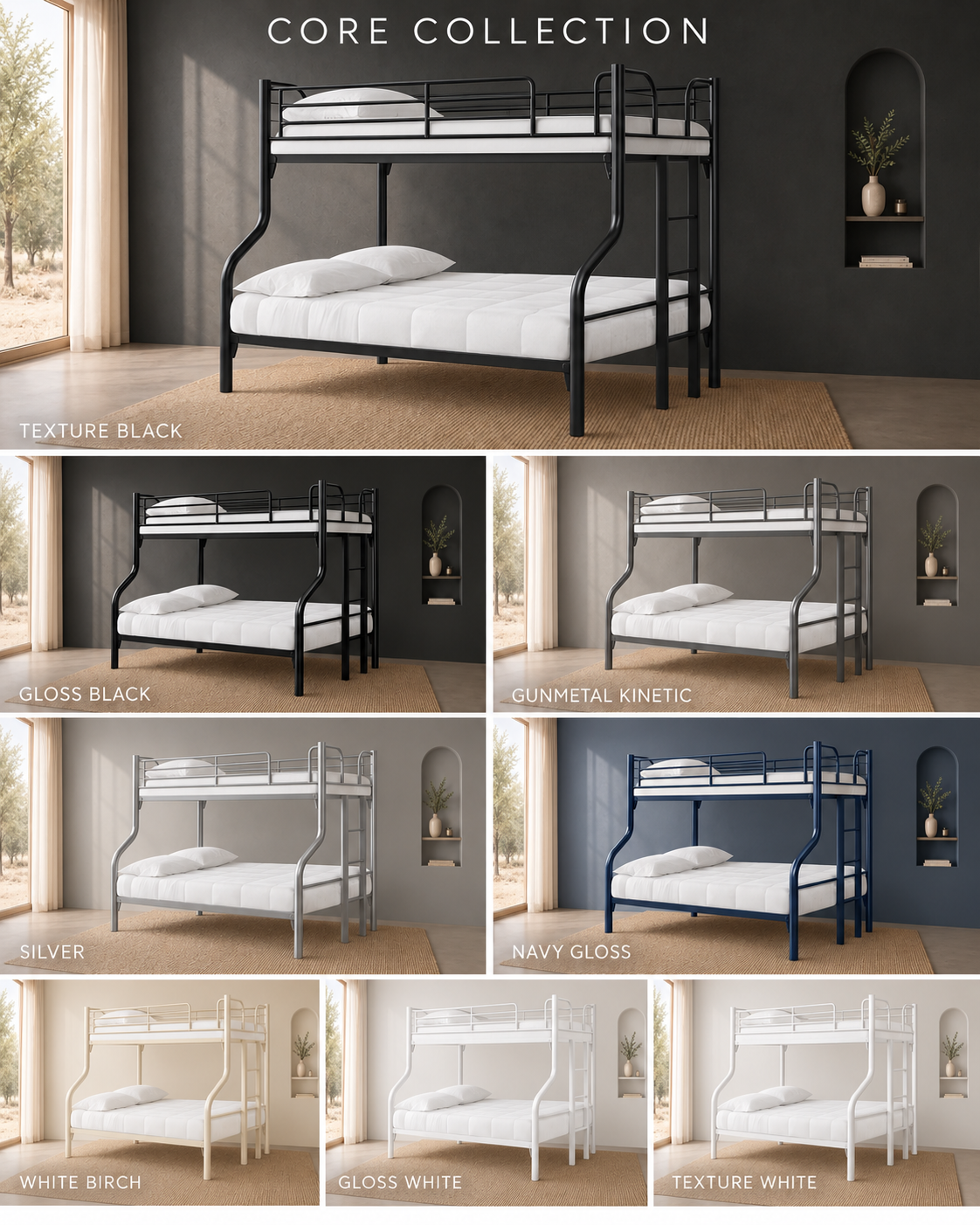 Ashton Metal Bunk Bed