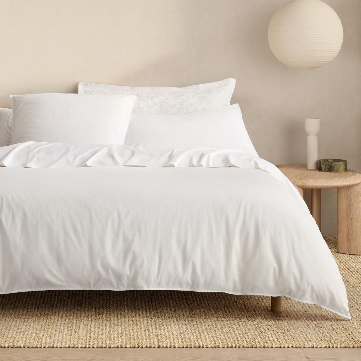 Bayley Washed Percale Quilt Cover Set