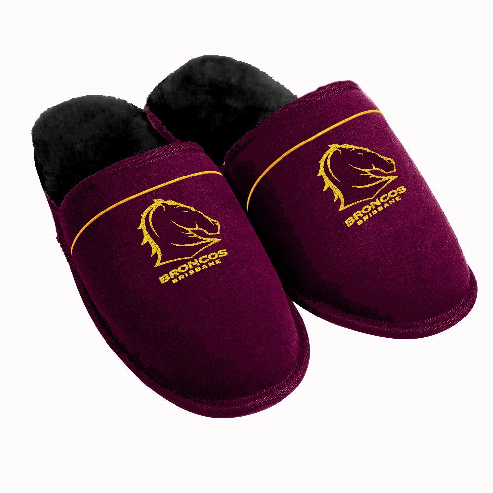 Brisbane Broncos Unisex NRL Scuff Slippers Sz 10 TEAM UGGS Unisex NRL Slides, Brisbane Broncos - need1.com.au main image 3