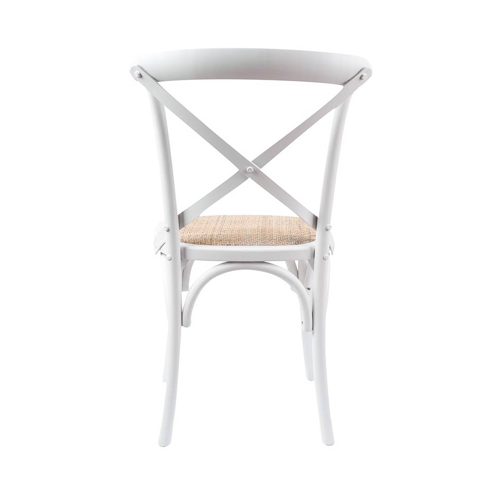 Rattan Dining Chair White