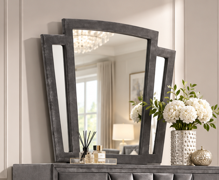Carissa Mirror - Grey