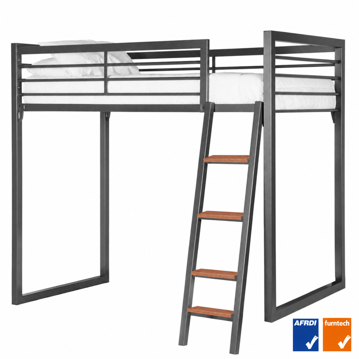 Nash Metal Loft Bed