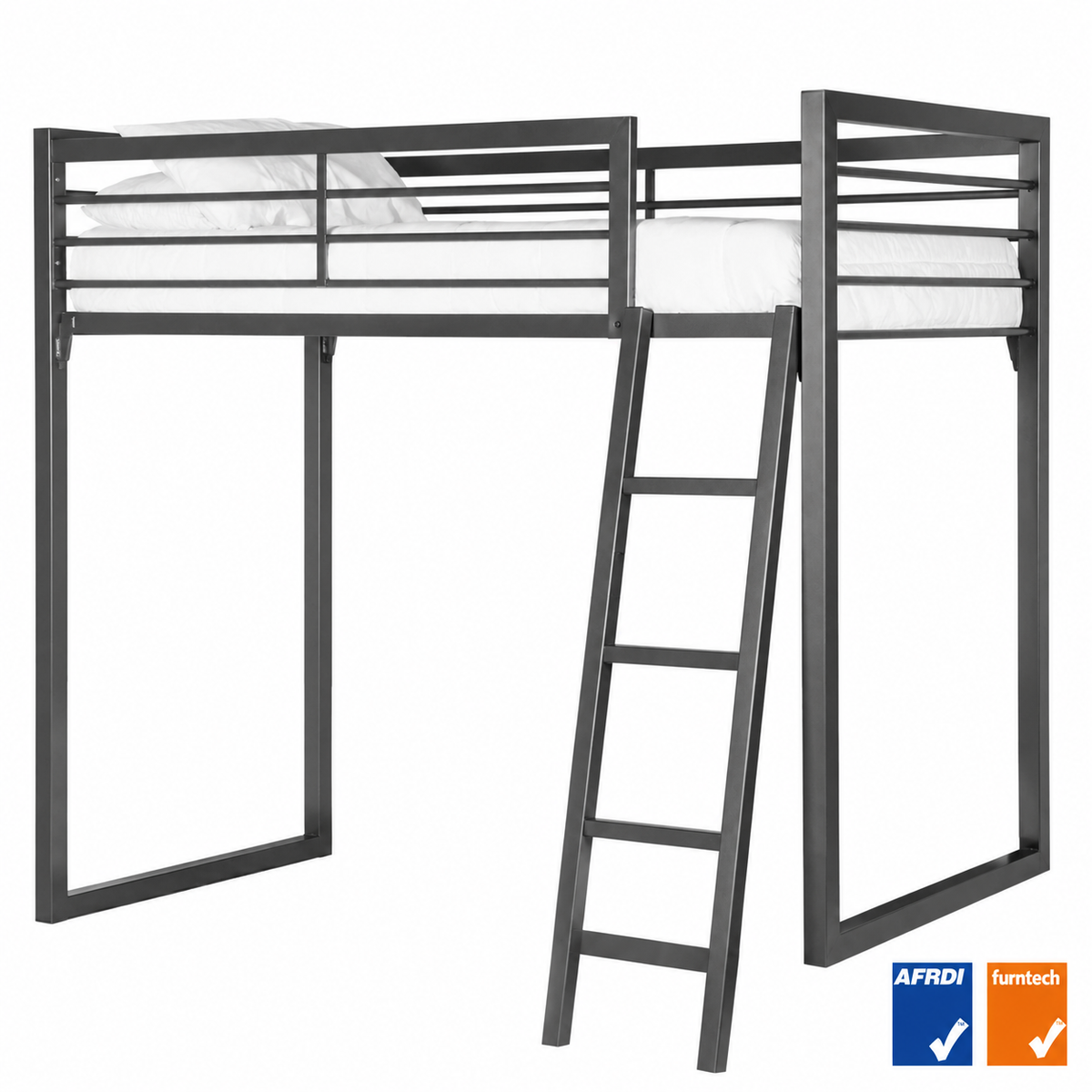 Nash Metal Loft Bed