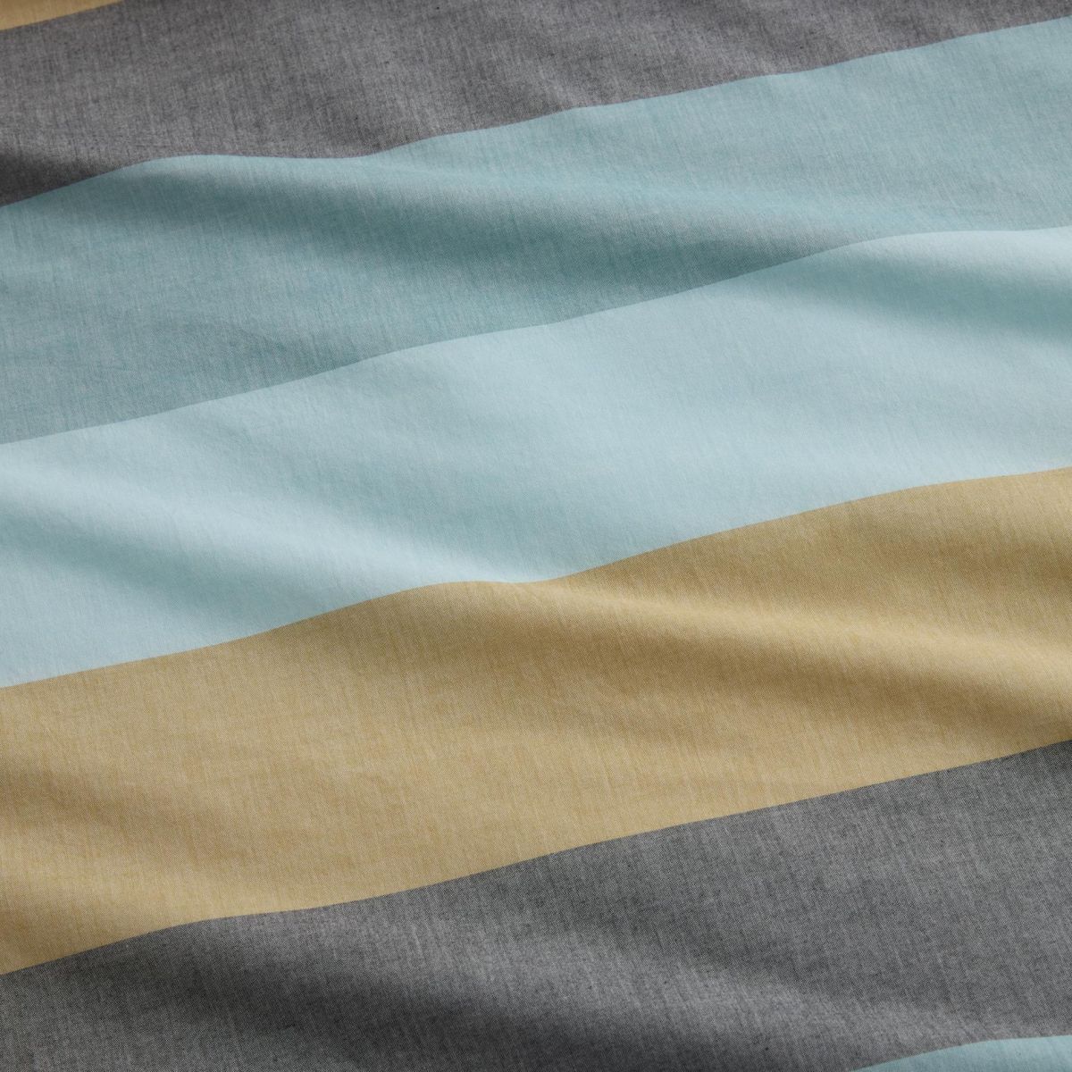 Reilly Club Stripe Quilt Cover Set - Blue Grass