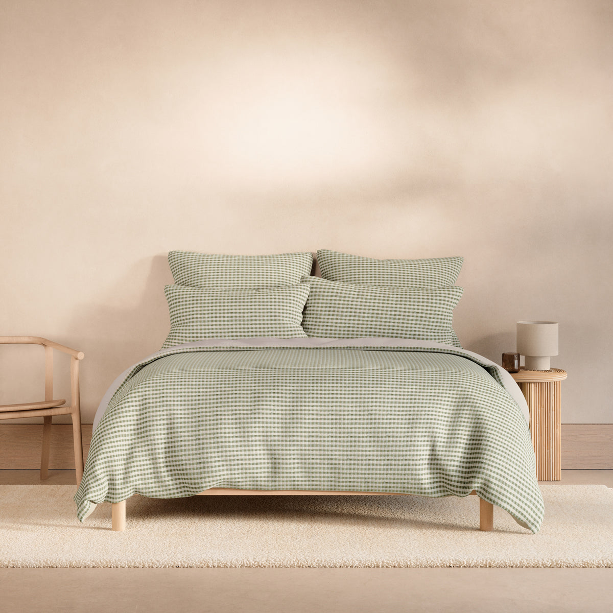 Romi Check Quilt Cover Set