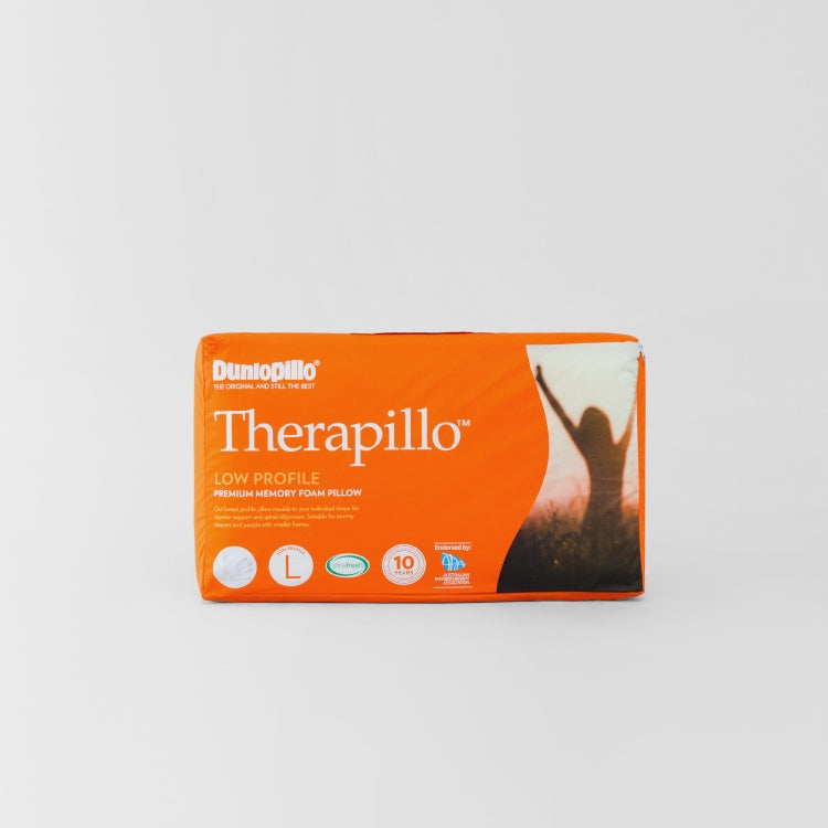 Therapillo Premium Memory Foam Low Profile Pillow