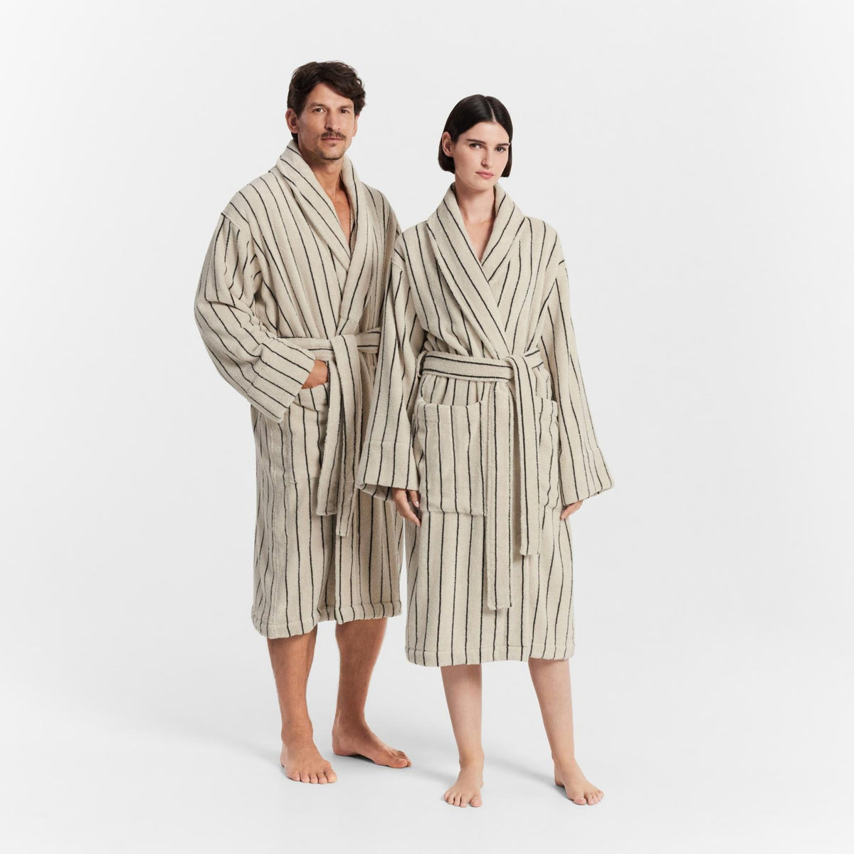 Aven Australian Stripe Cotton Robe