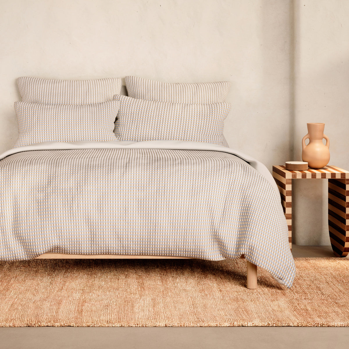 Romi Check Quilt Cover Set