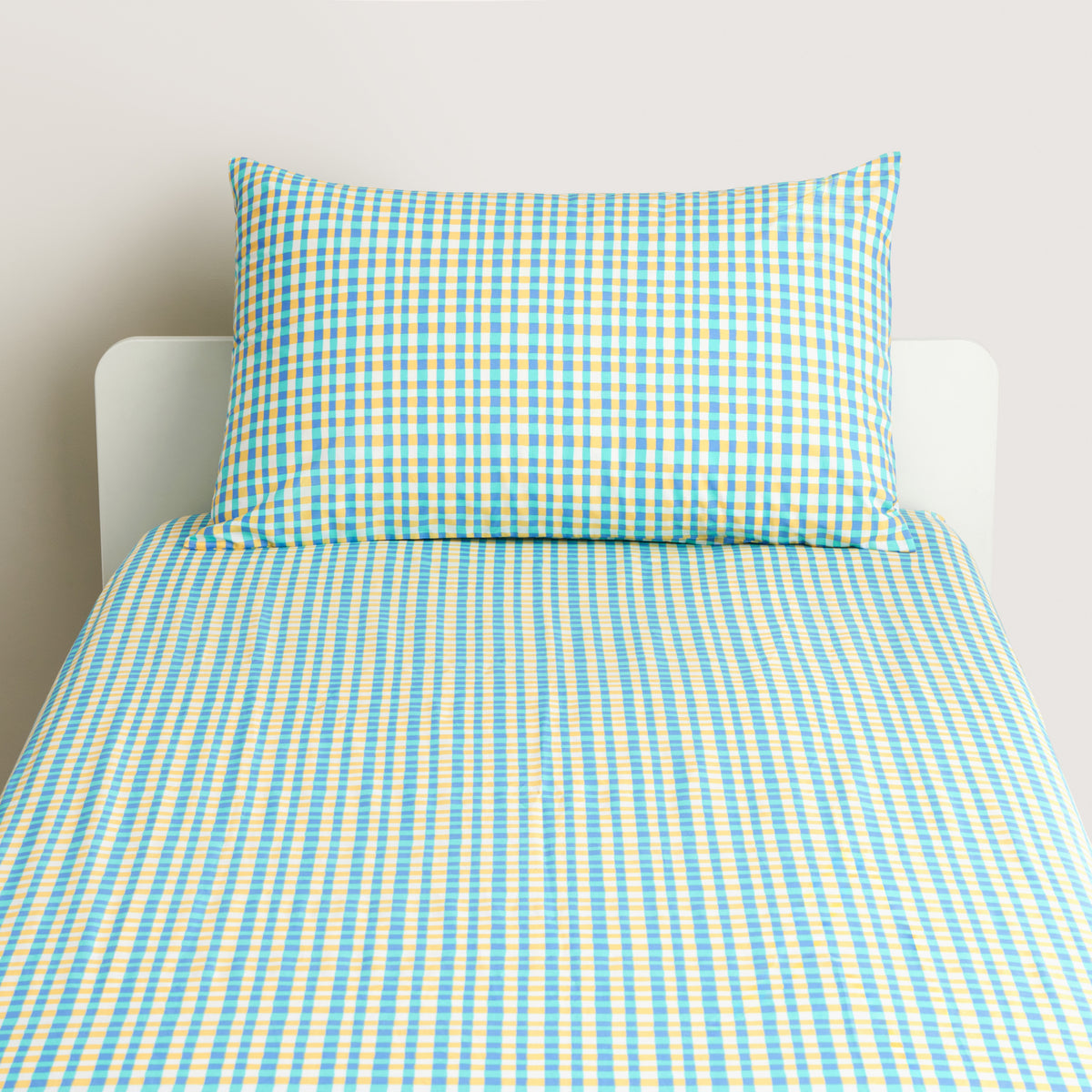 Check Mate Kids Fitted Sheet Set