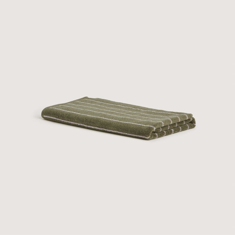 Aven Australian Cotton Stripe Bath Mat