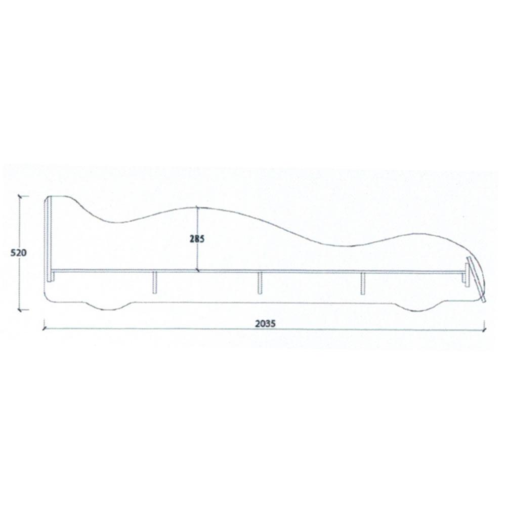 No.5 Special Racing Car Bed - Red