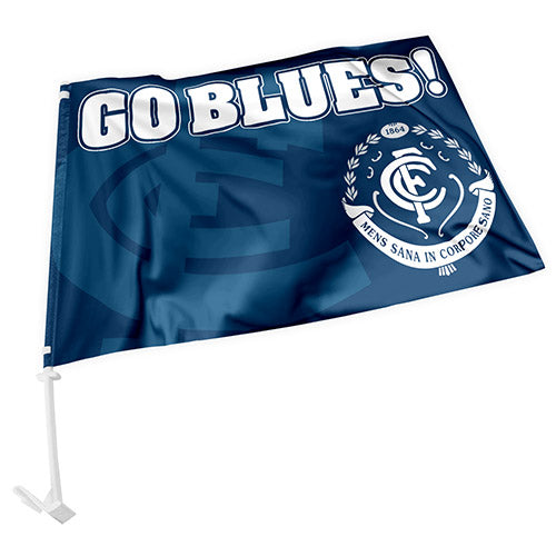 Carlton Blues Car Flag