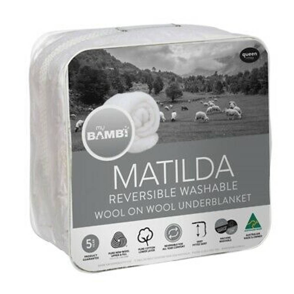 Matilda Wool-On-Wool Underblanket