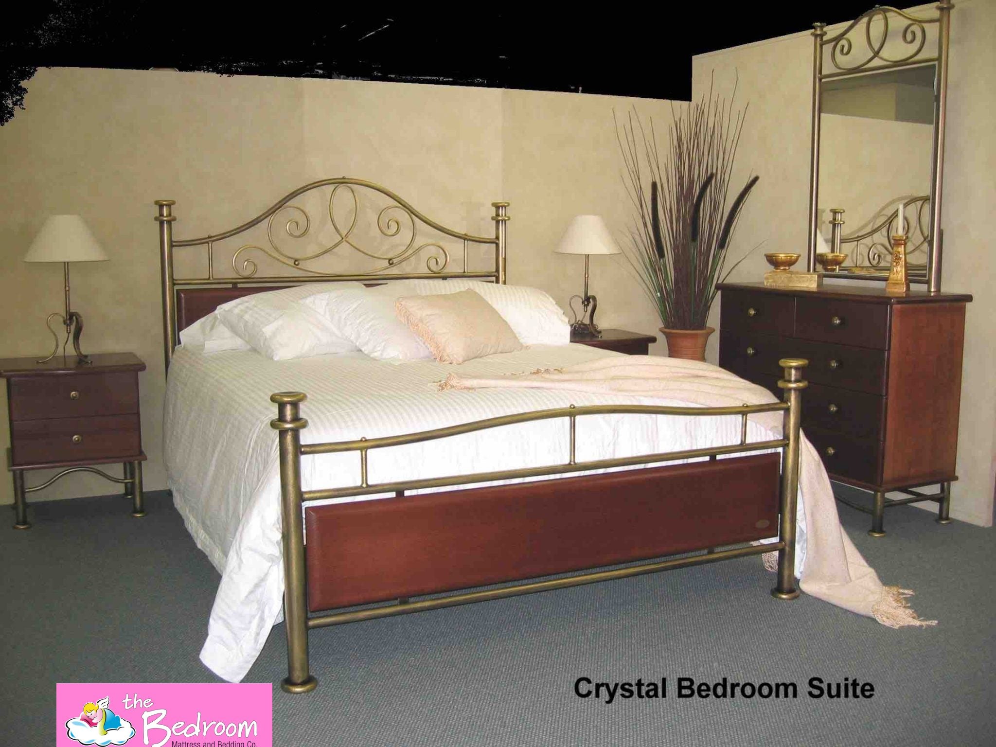 Crystal Metal Bed Frame