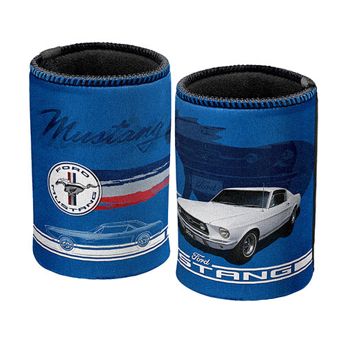 Ford Mustang Blue Can Cooler