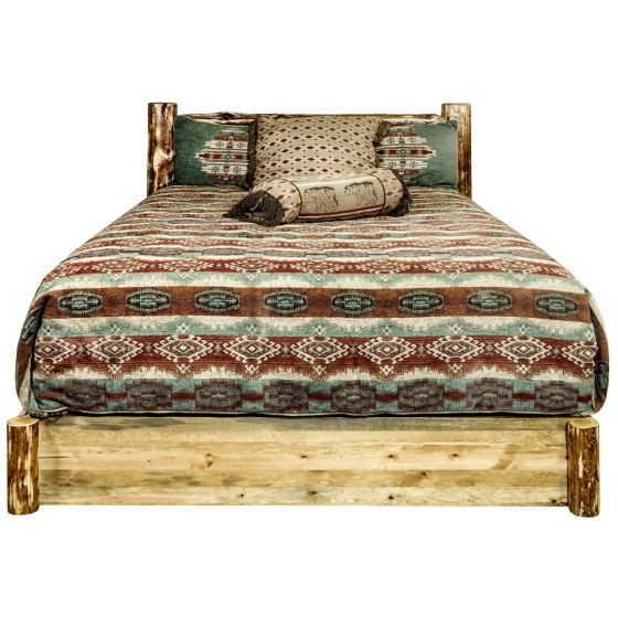 Glacier Country Wood Bed Frame Low Foot With Drawers
